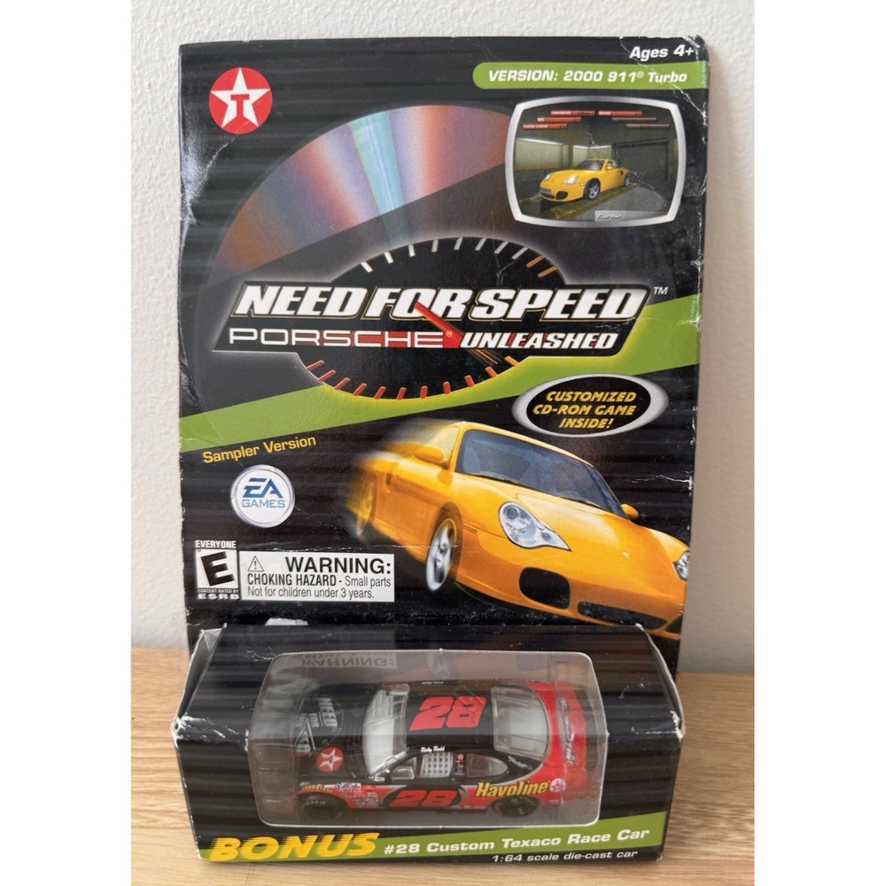2000 Need for Speed Porsche Unleashed #28 Custom Texaco 1:64 Diecast PC Game